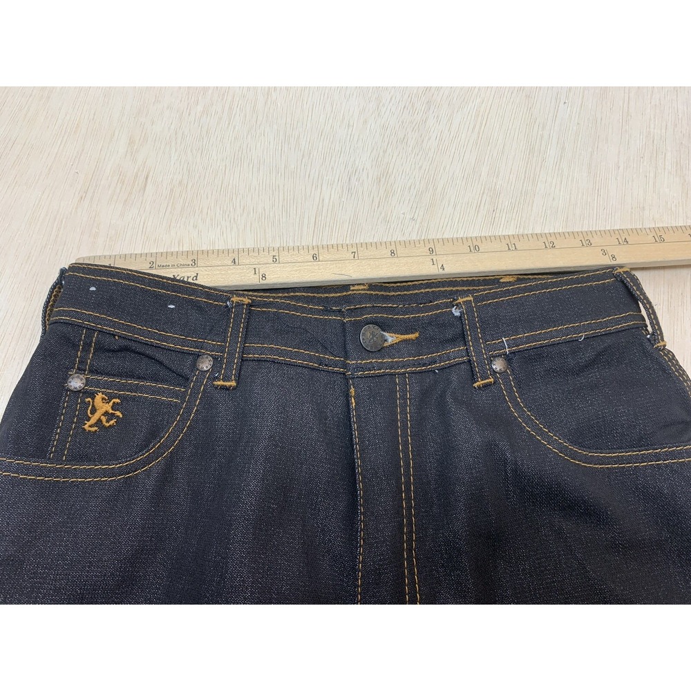 Braxton Jeans Womens Size 12 Approx‎ 28x31 Blue Straight Leg High Rise 80s Mom - Picture 5 of 8